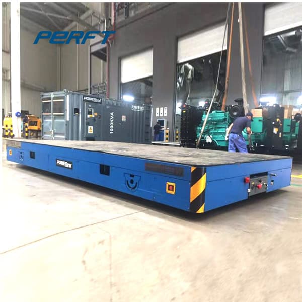 steerable transfer trolley for foundry plant 80 tons